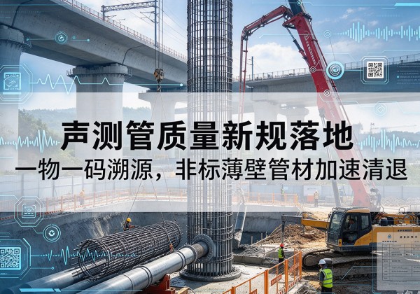 思南声测管质量新规落地，一物一码溯源，非标薄壁管材加速清退