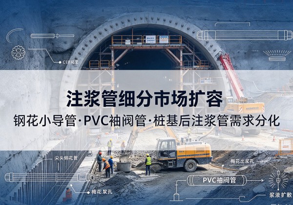 思南注浆管细分市场扩容，隧道钢花小导管、PVC 袖阀管、桩基后注浆管需求分化